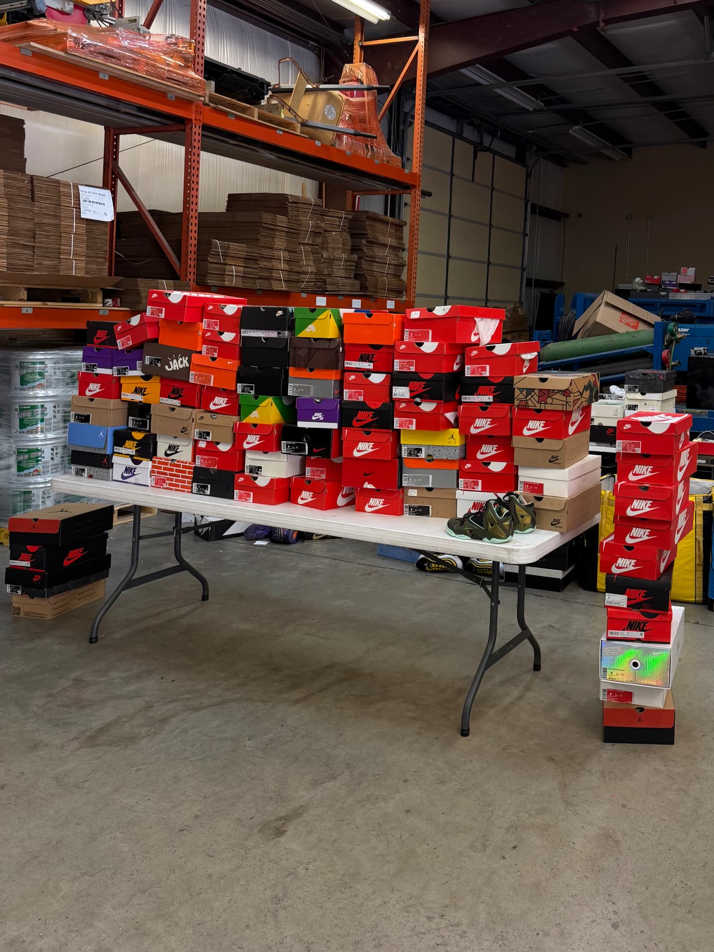 Bulk deadstock buy, sorted and counted on site